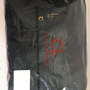 New Men's Convallaria Black Two Piece Set Long Underwear